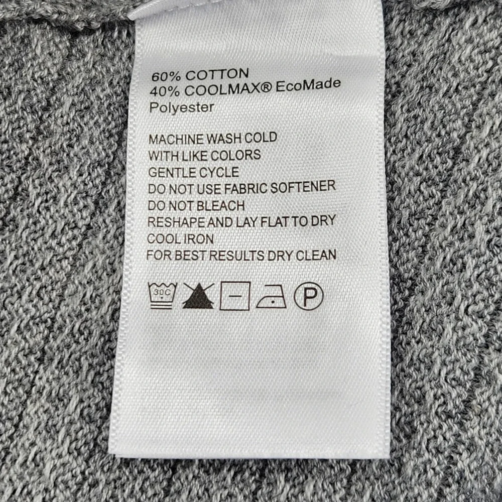 Tommy Bahama Mens XL‎ Coolside Harbor LS Polo Sweater Grey ST424582 NEW
